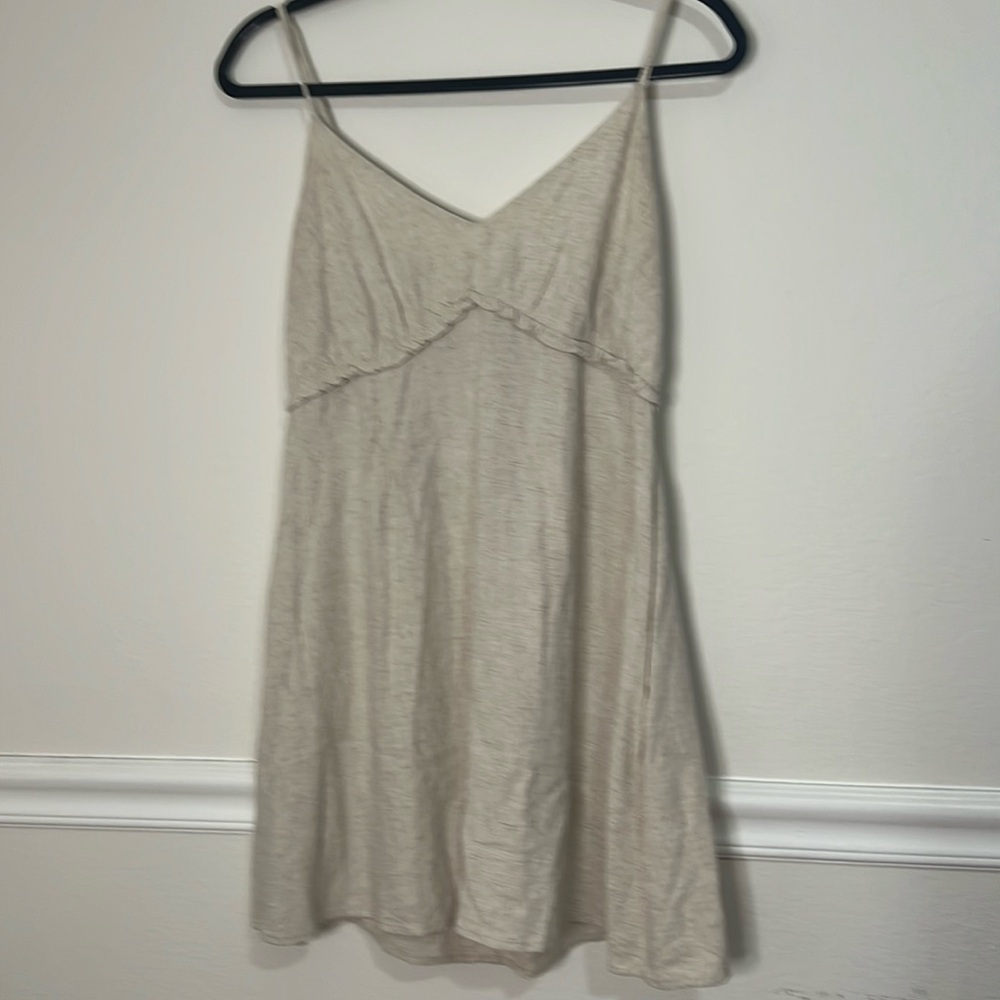 Linen mini dress  for summertime in size extra large.